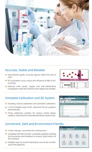 2023 Newest Laboratory Equipment Hematologi Analyzer Automatic Blood Tesy Cbc Machine Hematology Analyzer