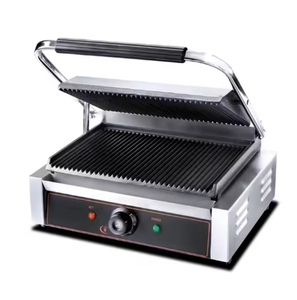Gril de contact électrique à double tête pour sandwich, presse à panini, machine à griller - Product Image 6