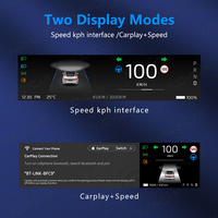 VJOYCAR 8,8 "Sistema Linux Tesla Car Instrument Cluster no bloqueará Airvent Dashboard Pantalla táctil HUD para Tesla Model Y/3