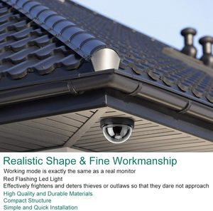 Thời trang giả mô phỏng CCTV ngoài trời tiêu thụ điện năng thấp lũ ánh sáng với máy ảnh CCTV <span class=keywords><strong>Camera</strong></span> với pin - Product Image 4