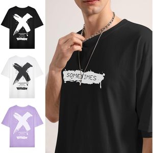 T-shirt à manches courtes pour hommes FOXA, 100% coton, imprimé graphique, vêtements décontractés d'été - Product Image 6