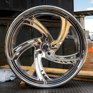 RCSR 5x112 5x120 5x114.3 Llantas forjadas de 20 22 24 26 pulgadas, llantas de plato profundo, llantas cromadas para Chevy, Oldsmobile, Buick, Ford, <span class=keywords><strong>Cadillac</strong></span> - Product Image 3