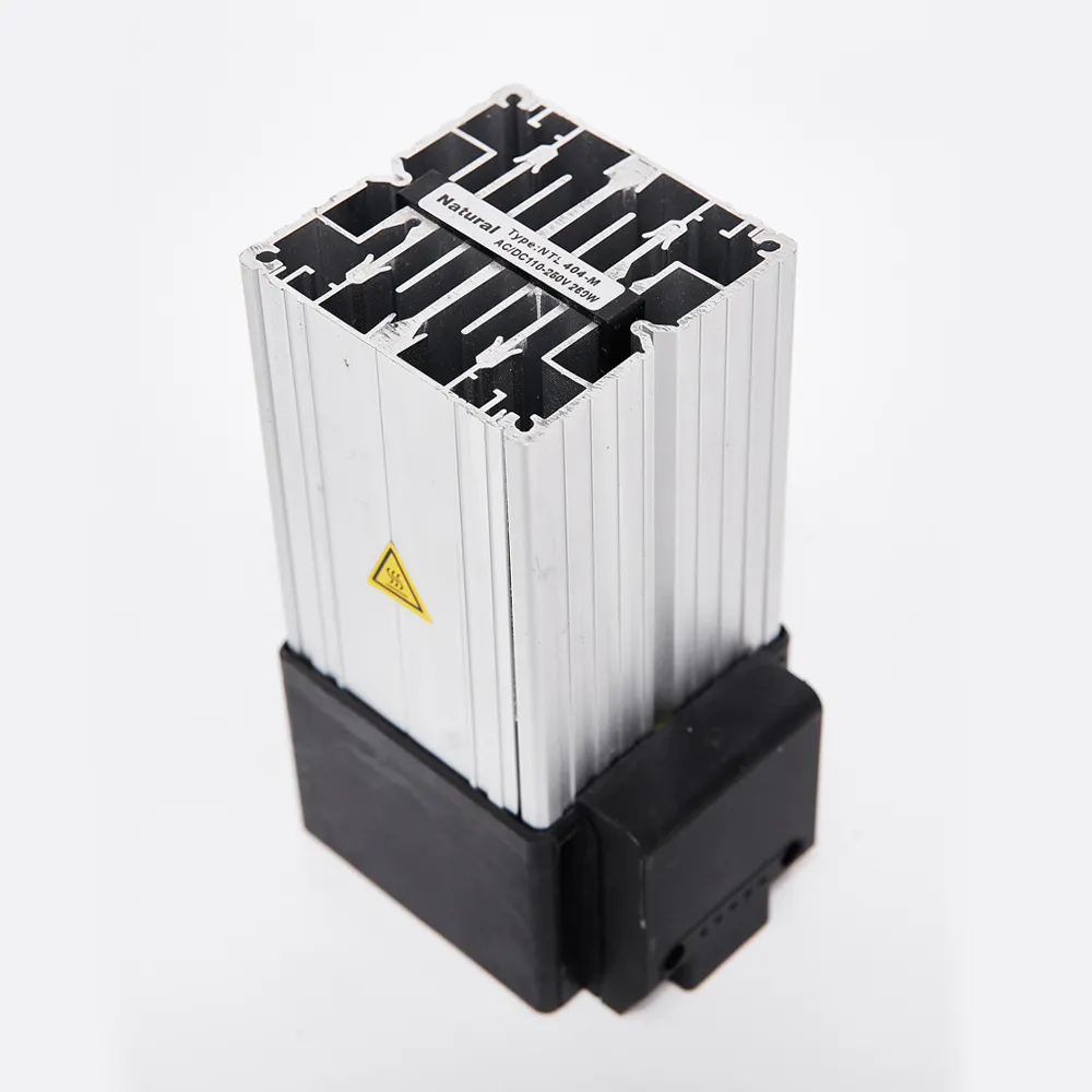 500w compacto clipe de fixação industrial do armário elétrico aquecedor industrial do ventilador