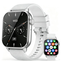 Prêt à être expédié en stock, écran AMOLED de 2,3 pouces, nouvelle arrivée, 2 bracelets, montre connectée 2027, compatible avec les téléphones Apple iPhone, Samsung, Android