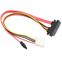 Nueva llegada 15 + 7 pines de potencia/datos de 4 pines de 600 MB/Segundo de alimentación IDE SATA Cable de datos Sata Cable