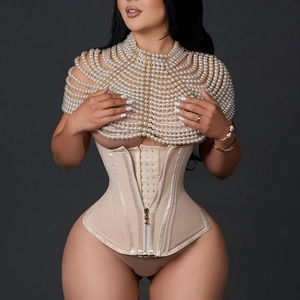 Trainer per cintura in vita doppia compressione BBL Fajas Colombian OEM Body Shaper guaina per il controllo della pancia dimagrante modellina pancia piatta - Product Image 3