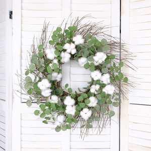 Couronne circulaire tendance en soie, motif Bougainvillea, avec des fleurs <span class=keywords><strong>de</strong></span> primrose et <span class=keywords><strong>de</strong></span> <span class=keywords><strong>tulipes</strong></span> multicolores, pour un été romantique - Product Image 1