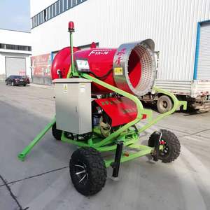 Máquina de Nieve Artificial para Estaciones de Esquí, Equipo para Hacer Nieve, Control Remoto Automático, Uso en Exteriores en Invierno, Estructura de Aluminio Resistente - Product Image 2