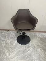 Kahverengi Metal Salon mobilya ekipmanları şekillendirme sandalye saç Salon ve berber dükkanı için hidrolik sandalye makyaj mobilya