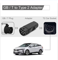 Adaptateur de chargeur de voiture électrique Zencar ODM 32A GB/T vers Type 2 Adaptateur de voiture électrique sans fil pour usage domestique Charge publique 1 3 phases