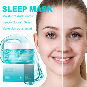 Máscara para dormir de ácido salicílico Máscara fría Hidratante Noche Calmante Facial Aplicación no lavable Máscara facial - Product Image 3