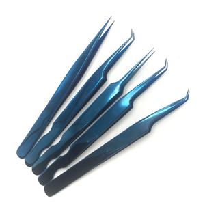 แหนบต่อขนตาแบบมืออาชีพแหนบขนตาแบบใช้มือทดสอบด้วยมือฉลากตามสั่ง - Product Image 3