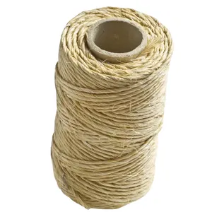 Natural Sisal Yarn 3 ply Twisted String 100m Ball Hemp Cord Manila Jute Rope for DIY Craft