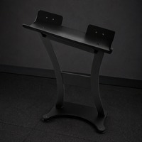 Support de rangement commercial pour haltères de gym, support de rangement en acier robuste à deux niveaux pour paires et ensembles d'haltères