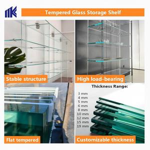 Panneau de vitrine en verre trempé haute performance, transparent <span class=keywords><strong>et</strong></span> <span class=keywords><strong>incassable</strong></span>, personnalisé, creux, pour salle de bain <span class=keywords><strong>et</strong></span> extérieur - Product Image 3