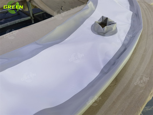 Hamac d'eau vert 4in1 2-pack piscines gonflables <span class=keywords><strong>haricot</strong></span> marin quai flottant jetée adultes bateaux à rames hamac chaise hamac - Product Image 3