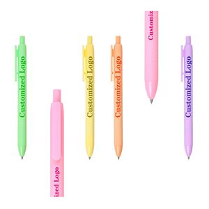 Wholesale <b>Macaron</b> Color Gel Ink Pens Custom Logo Promotional Advertising Pens for Office School Corporate Gifts - Product Image 6