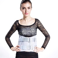 Soporte Lumbar Ajustable para Alivio del Dolor de Espalda Baja, Cinturón de Soporte Lumbar para Hombres y Mujeres, Soporte de Espalda Transpirable de Malla