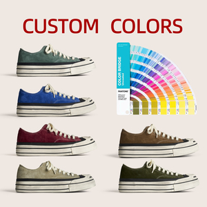 Zapatillas de Gamuza Lavada Unisex Personalizadas al por Mayor, Suela Gruesa Vulcanizada, Estilo <span class=keywords><strong>Retro</strong></span> Japonés, Transpirables, para Skate, Primavera 2026 - Product Image 1