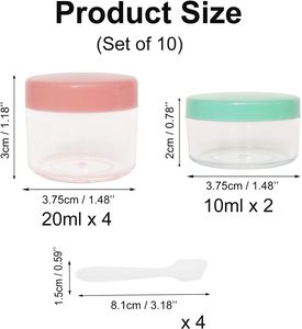 Pot cosmétique givré personnalisé de 100 ml, 4 oz, 120 ml, 3 oz, 150 ml, 250 ml pour tampons de coton, toner, exfoliant, avec couvercle à charnière et cuillère - Product Image 2