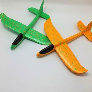 Avion en mousse à lancer à la main de 36 cm, jouet d'extérieur, planeur, jouet interactif familial parent-enfant, jouet pour enfants sans lumières - Product Image 6