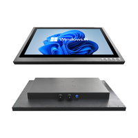 Moniteur à écran tactile 1500nits lisible à la lumière du soleil en acier inoxydable avec moniteur industriel étanche IP65