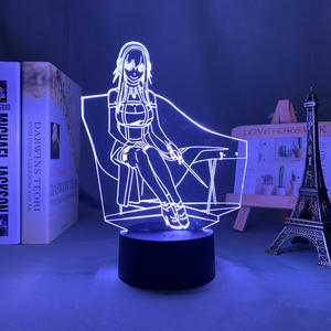 Venta al por mayor SPY X FAMILY Anya <span class=keywords><strong>Forger</strong></span> /<span class=keywords><strong>Yor</strong></span> <span class=keywords><strong>Forger</strong></span> / Twiligh DIY 3D LED linterna acrílico Anime noche Luz - Product Image 3