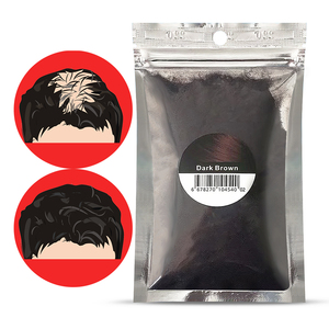 Poudre épaississante pour la ligne des cheveux avec fibres capillaires pour cheveux fins, unisexe, adultes, végétalien, sans sulfate - Product Image 4