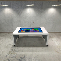 Table de jeu interactive numérique intelligente pour enfants, écran tactile debout, résolution 4K, Android/Windows, pour l'éducation