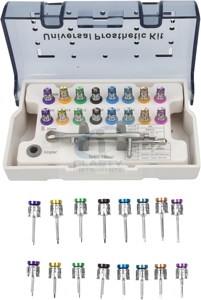 Kit Universal de Implantes Dentales, Sistema de Instrumentos Dentales Manuales, Kit Protésico, Destornillador para Implantes, Certificado CE, Set de Implantología OE - Product Image 2