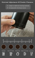 Professionnel de haute qualité Portable Rechargeable Mini moulin à café expresso USB moulin à café électrique