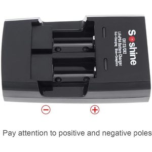 Soshine Cr123 Cr2 Smart Battery <b>Charger</b> For Camera 3V Rechargeable Batteries Desktop Type With <b>Usb</b> Cable - Product Image 5