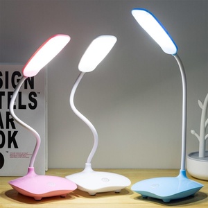 Lámpara de Escritorio LED Moderna para Niños, Lámpara de Mesa Recargable por USB y Portátil para Estudio - Product Image 1