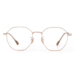Montura de Gafas de Titanio Artísticas Retro, Geométricas 33021, Duraderas, Unisex, Montura Completa, Lentes de Plástico, Origen Danyang - Product Image 2