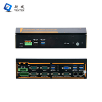 Intel LGA1151 6e 9e génération ventilateur refroidissement PC industriel DDR4 SSD 2 LAN 6 RS232 DB9 COM 8in8out DIO DIN Rail Linux Stock