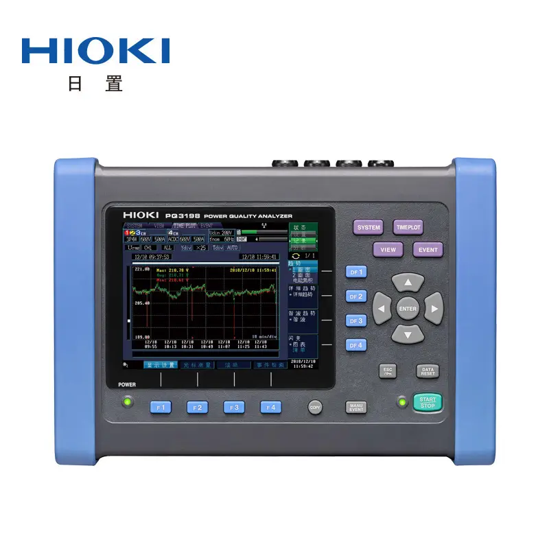 Hioki PQ3198-94 Power Quality Analyzerには6000 Aセンサーおよびその他のオプションが含まれています