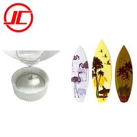 Resina Epoxi Colle époxy AB à faible odeur, brillante et lisse, haute dureté et meulage pour revêtement de planche de surf