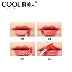 Raffreddare Betty Impermeabile di Lunga Durata Liquido Opaco Rossetto Facile Da Trasportare 6 Colori Mini Lip Gloss 3.2g di Velluto red Lip Tint Trucco - Product Image 5