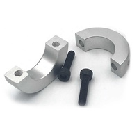 Colliers de serrage en alliage d'aluminium de 13 mm/15 mm/16 mm/20 mm/25 mm/30 mm, type à double arbre fendu, neufs