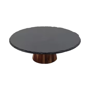 Planche à fromage <span class=keywords><strong>rectangulaire</strong></span> <span class=keywords><strong>en</strong></span> <span class=keywords><strong>ardoise</strong></span> la plus populaire Assiette durable pour la vente <span class=keywords><strong>en</strong></span> gros d'aliments - Product Image 6