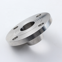 Bride de raccordement de tuyau rond en acier inoxydable de précision, accessoire forgé pour système de contrôle de fluides de pipeline industriel