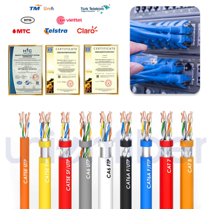 Câble UTP Cat 5e extérieur noir en cuivre pur Ethernet 4 paires 100 MHz résistant aux UV et étanche pour routeur et switch - Product Image 3