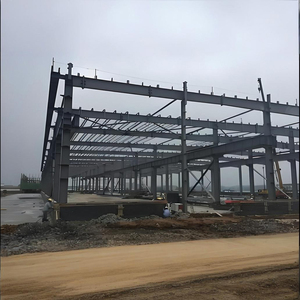 Tốt Nhất Bán Quy Mô Lớn Kết Cấu Thép Kho Nhiệm Vụ Nặng Nề Tải Thiết Kế Hiện Đại Hội Thảo Nhà Để Xe Nhà Kho Siêu Thị Cháy - Product Image 3