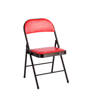 2025 Hot Sale Schwarz Klappbarer Bürostuhl Modernes Design Massage funktion für Hochzeits veranstaltung Schule-Günstiger Metall-Kunststoff rahmen - Product Image 4