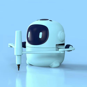 Robot <span class=keywords><strong>de</strong></span> dessin et <span class=keywords><strong>de</strong></span> peinture intelligent Jumon avec 100 cartes, lumière et son - Machine d'apprentissage éducative pour les enfants <span class=keywords><strong>de</strong></span> 5 à 13 ans - Product Image 4