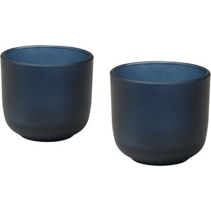 Set di 2 Bicchieri 200ml di vetro maschile Bicchieri Premium 200ml tazze per bevande maschili - Product Image 1