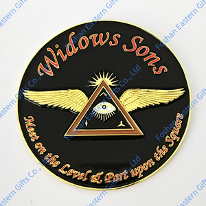 Masonic Skeleton & xương xe biểu tượng vàng và đen masonic Skeleton góa phụ Con Trai xe DECAL - Product Image 3