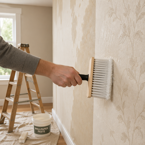Pinceau à plafond en bois à poils en nylon avec manche en plastique <span class=keywords><strong>pour</strong></span> peinture murale, <span class=keywords><strong>colle</strong></span> à <span class=keywords><strong>papier</strong></span> <span class=keywords><strong>peint</strong></span> et nettoyage de la poussière - Product Image 4