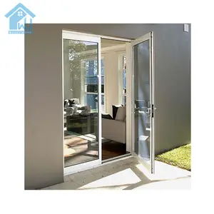 Porte commerciale en aluminium personnalisée de haute précision