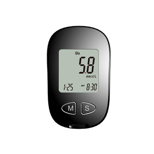 Moniteur <span class=keywords><strong>de</strong></span> glycémie à code gratuit, lecteur <span class=keywords><strong>de</strong></span> glycémie portable avec mémoire <span class=keywords><strong>de</strong></span> groupes, bandelettes <span class=keywords><strong>de</strong></span> test et lancettes pour <span class=keywords><strong>le</strong></span> suivi du diabète à domicile - Product Image 1